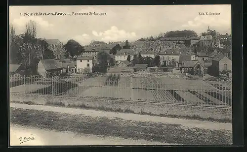AK Neufchâtel-en-Bray, Panorama St-Jacques
