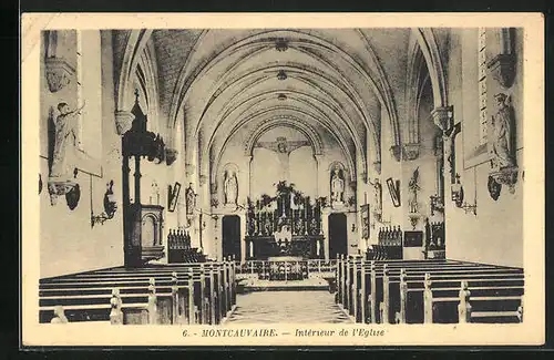AK Montcauvaire, Intérieur de l`Eglise