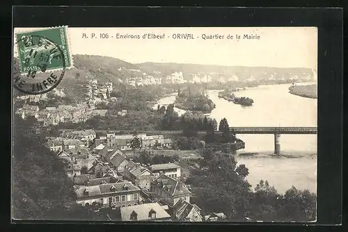 AK Orival, Quartier de la Mairie