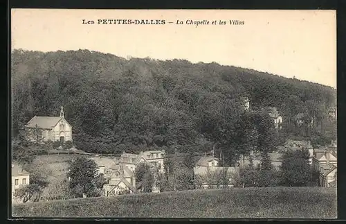 AK Les Petites-Dalles, La Chapelle et les Villas