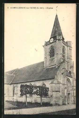 AK La-Mailleraye-sur-Seine, L`Eglise