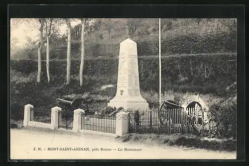 AK Mont-Saint-Aignan, Le Monument