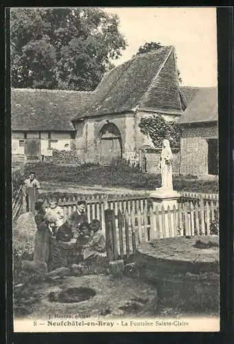 AK Neufchatel-en-Bray, la Fontaine Sainte-Claire