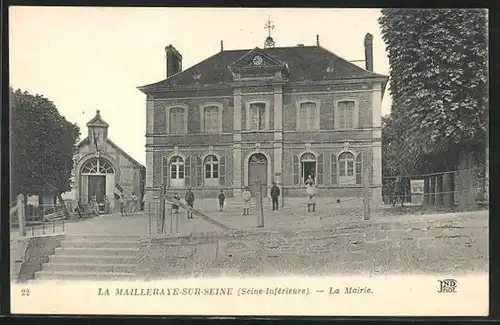AK La Mailleraye-sur-Seine, la Mairie