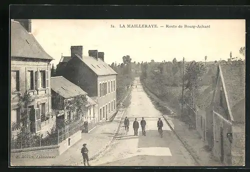 AK La Mailleraye, Route de Bourg-Achard