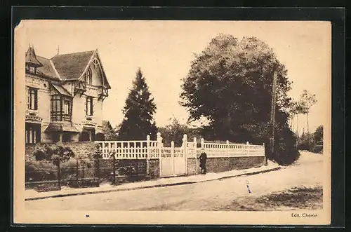 AK Neufchatel-en-Bray, Villa du Chemin de Fer à Saint-Vincent