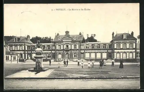 AK Pavilly, La Mairie et les Écoles