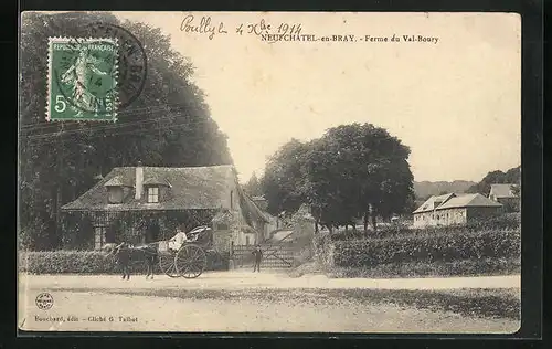 AK Neufchatel-en-Bray, Ferme du Val-Boury