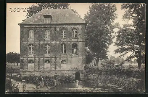 AK Neufmarché, Le Moulin de Vardet, Vorderansicht des Gebäudes