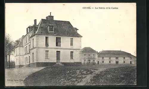 AK Oissel, La Mairie et le Casino, Frontansicht