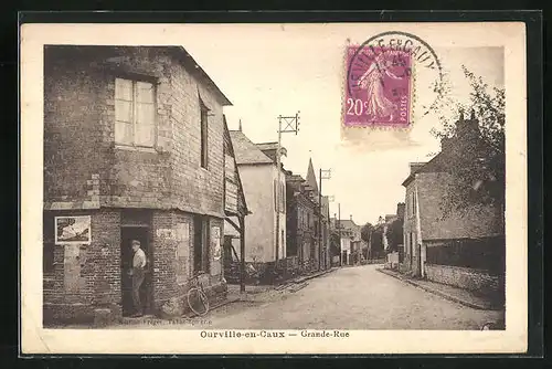 AK Ourville-en-Gaux, Grande-Rue