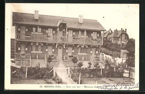 AK Mesnil-Val, Une vue des Balcons fleuris