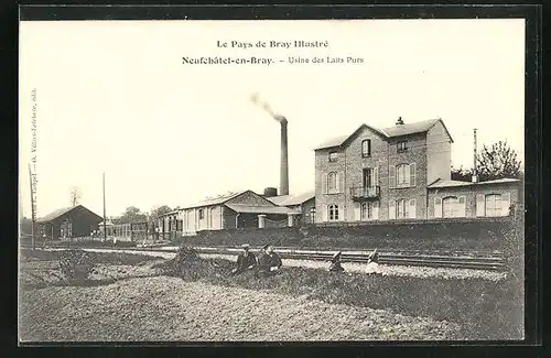 AK Neufchâtel-en-Bray, Usine des Laits Purs