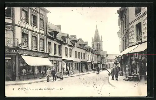 AK Pavilly, La Rue Delalande