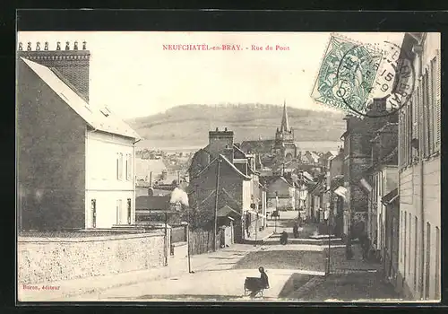 AK Neufchatel-en-Bray, Rue du Pont