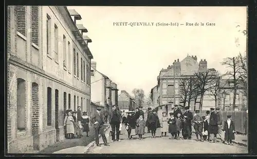 AK Petit-Quevilly, Rue de la Gare