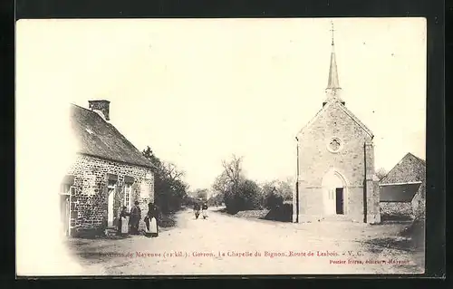 AK Gorron, La Chapelle du bignon Route de Lesbois
