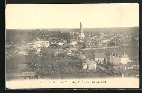 AK Craon, Vue prise de l`Eglise Saint-Clément