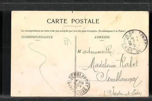 AK Laval, verschiedene Ortsansichten in Buchstaben