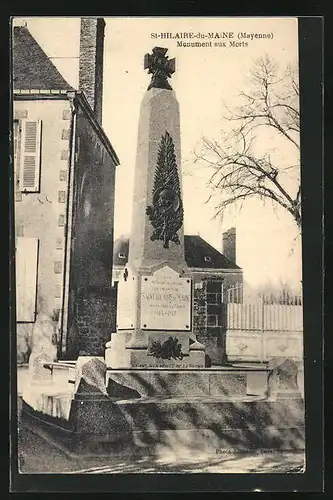AK St.-Hilaire-du-Maine / Mayenne, Monument aux Morts, Blick auf das Denkmal