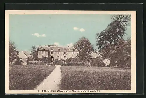 AK Pré-en-Pail / Mayenne, Chateau de la Chauvinière