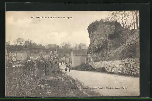 AK Montsurs, Le Paradis aux Biques, Strassenpartie