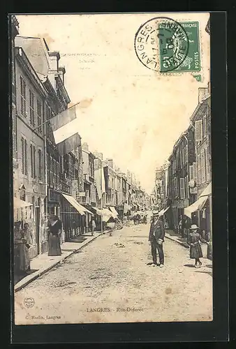 AK Langres, Rue Diderot