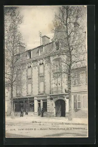 AK Saint-Dizier, Maison Pellier, Avenue de la République