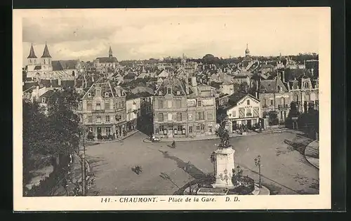 AK Chaumont, Place de la Gare