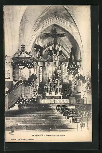 AK Poissons, Intérieur de l`Eglise