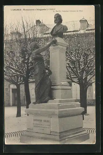 AK Langres, Monument d`Auguste