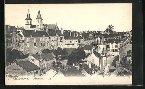 AK Chaumont, Panorama der Stadt