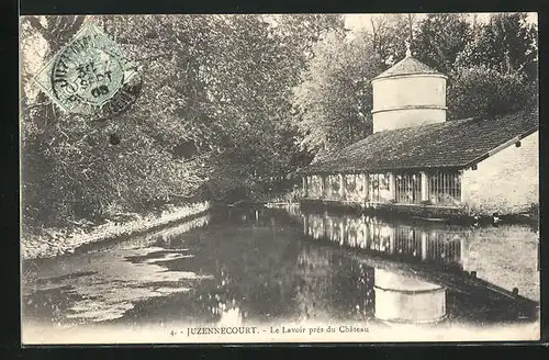 AK Juzennecourt, Le Lavoir près du Château