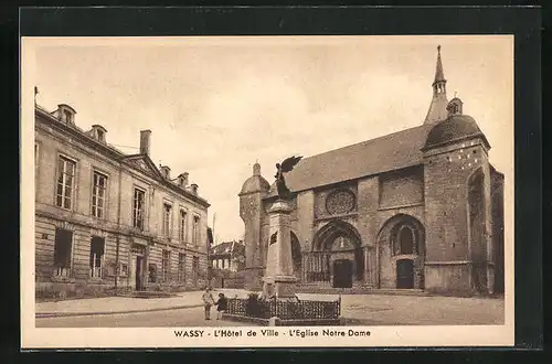 AK Wassy, L`Hôtel de Ville, L`Eglise Notre-Dame