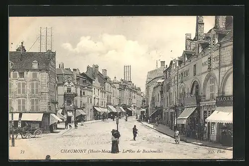 AK Chaumont, La Rue de Buxéreuilles