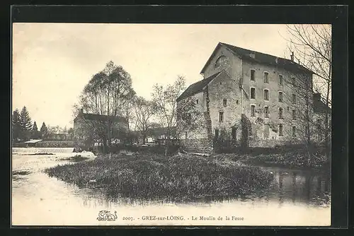 AK Grez-sur-Loing, Le Moulin de la Fosse