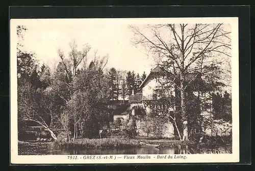 AK Grez, Vieux Moulin - Bord du Loing