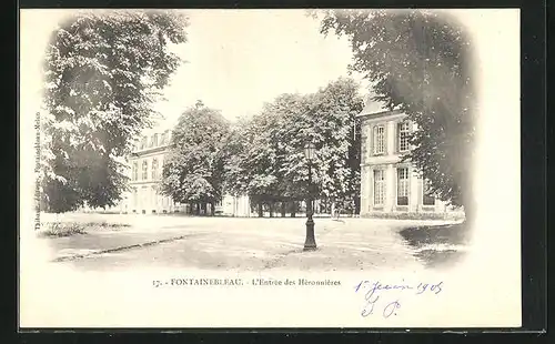 AK Fontainebleau, L`Entrée des Héronnières