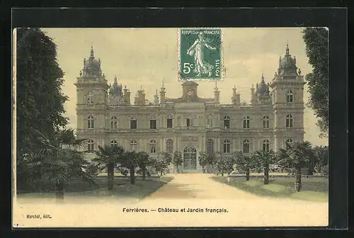 AK Ferrières, Chateau et Jardin francais