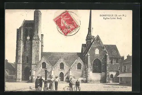 AK Égreville / S.-et-M., Eglise (côté Sud)