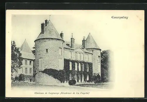 AK Courpalay, Chateau de Lagrange, Résidence de La Fayette