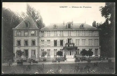 AK Lagny, Chateau des Fontaines
