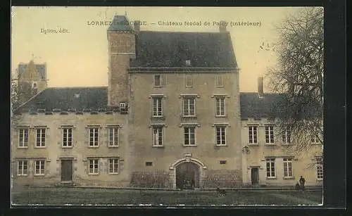 AK Lorrez-le-Bocage, Chateau féodal de Paley