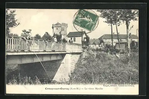 AK Crouy-sur-Ourcq, Le vieux Moulin