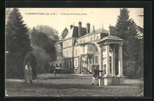 AK Faremoutiers, Château de Sainte-Fare