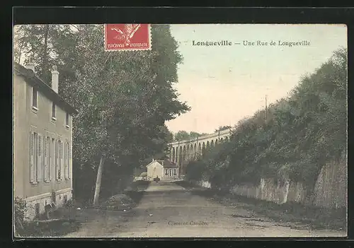 AK Longueville, Une Rue de Longueville, Strassenpartie