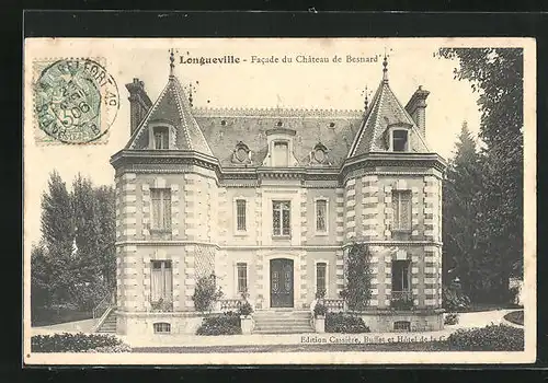 AK Longueville, Facade du Château de Besnard