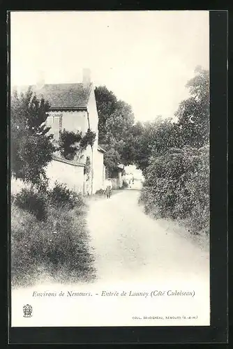 AK Launoy, Entrée du village (Coté Culoiseau)