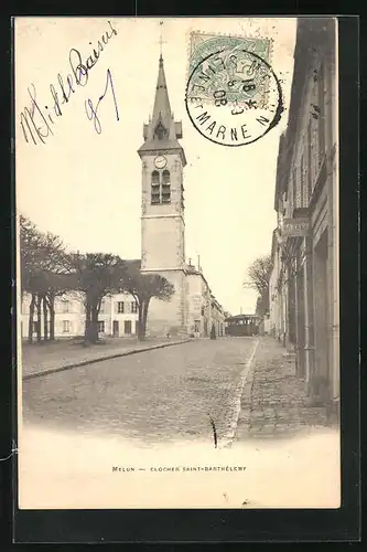 AK Melun, Clocher Saint-Barthélemy