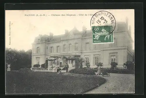 AK Nangis, Chateau des Moyeux, Coté de l'Entrée